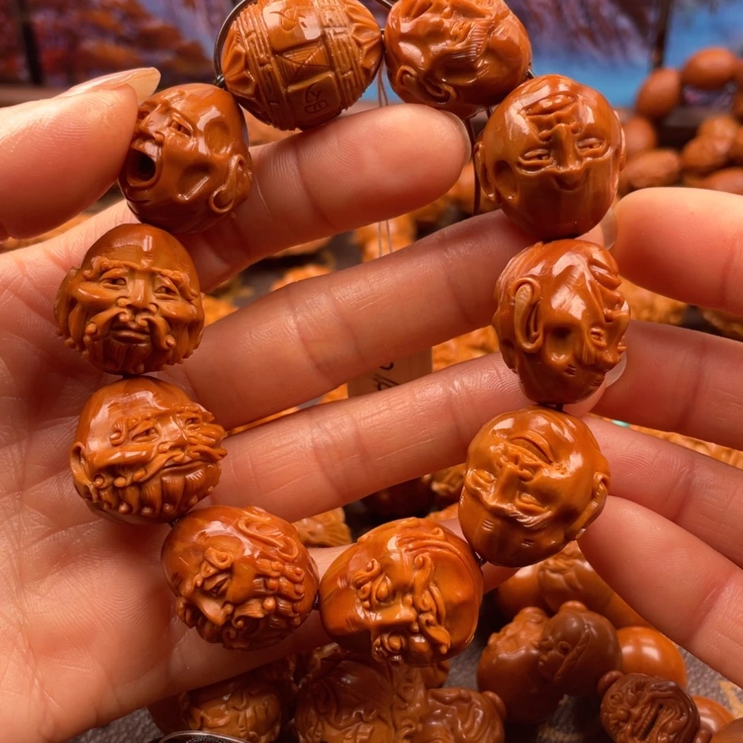 橄榄核手串2.1左右罗汉