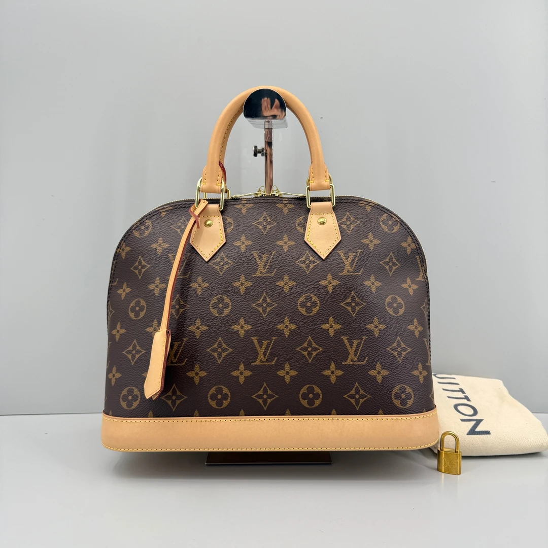 95新 LouisVuitton/路易威登 优选/Alma中号老花贝壳包21年/32x23