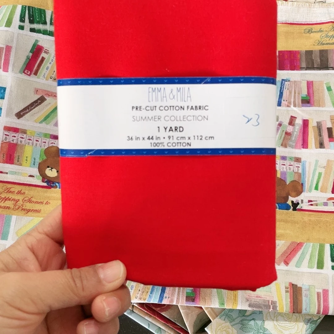 你一码纯棉平布果子布艺小块