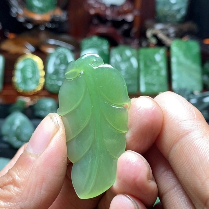 和田玉（碧玉）挂件未镶嵌