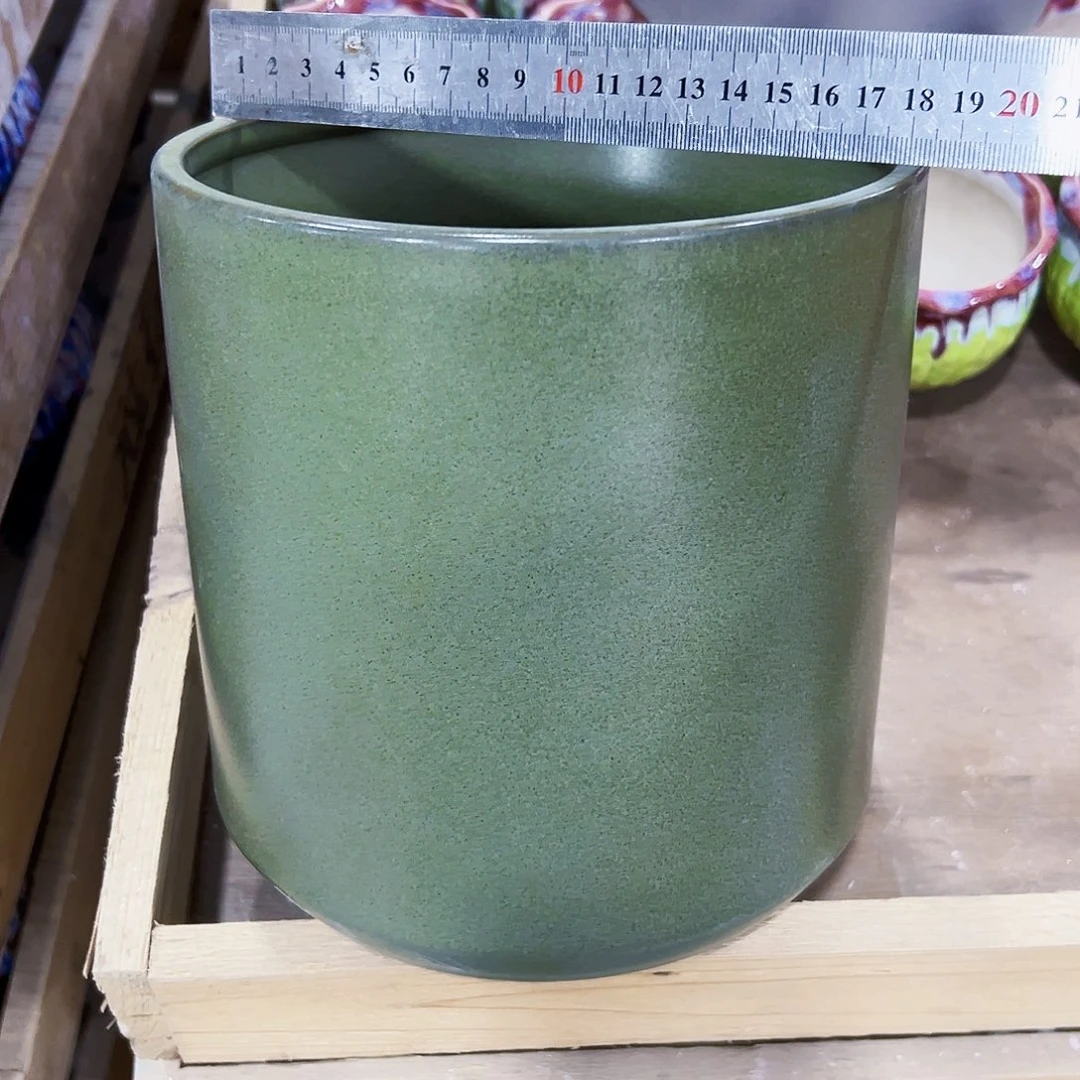 有孔，外贸尾单陶瓷花盆凑单10米包邮