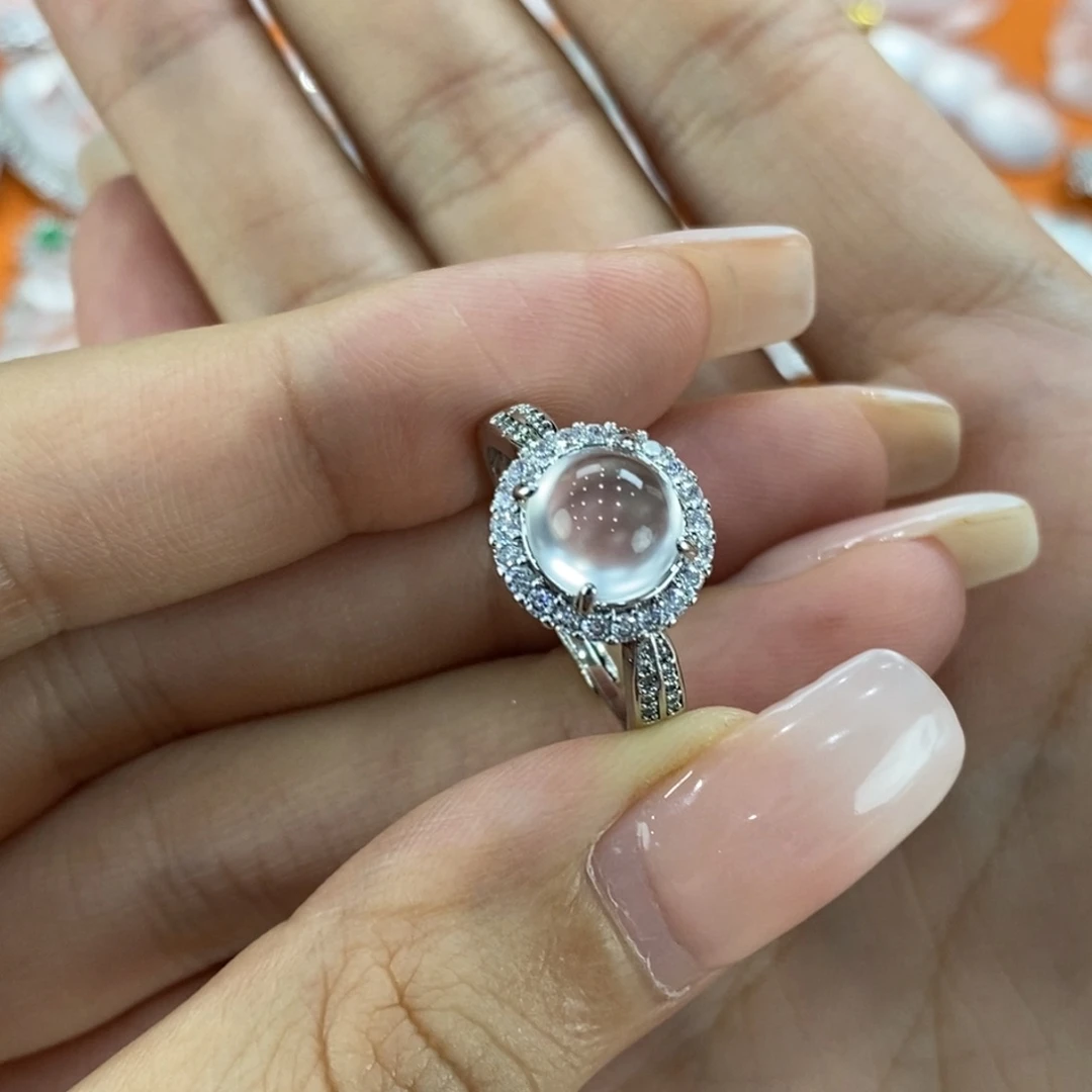 石英质玉合金吊坠(不含链)