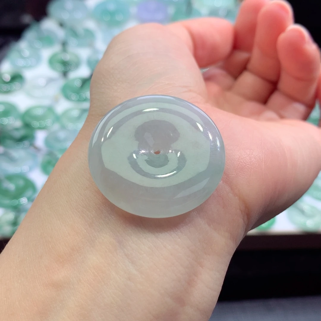 颈饰未镶嵌翡翠K***y平安扣