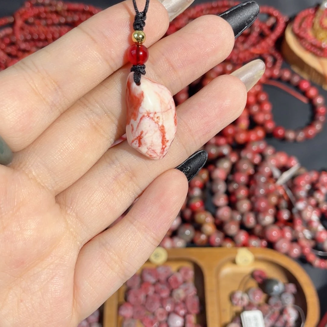 天然辰砂随行吊坠福利