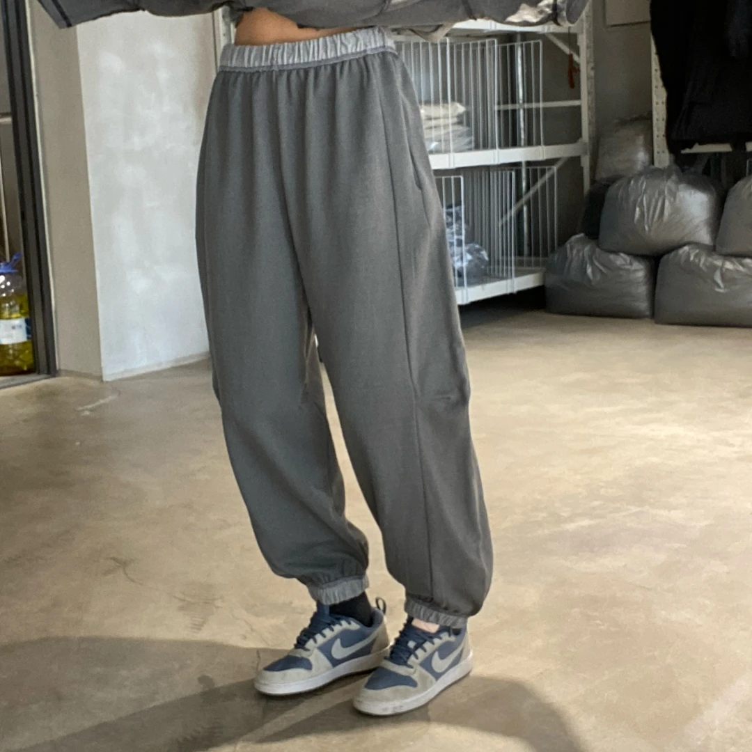 韩国新款薄春夏卫裤