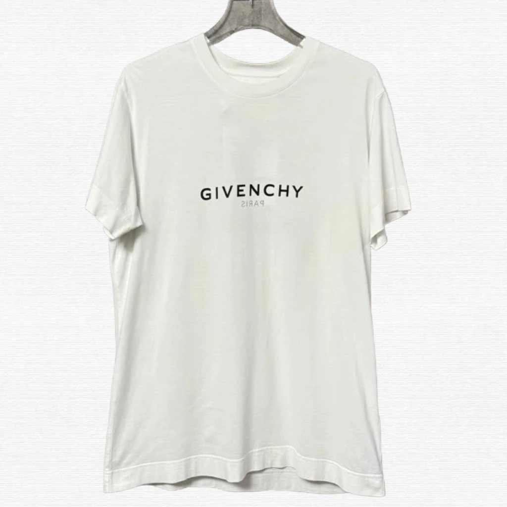 未使用 Givenchy/纪梵希 经典字母印花logo短袖T恤/XXS码/70861