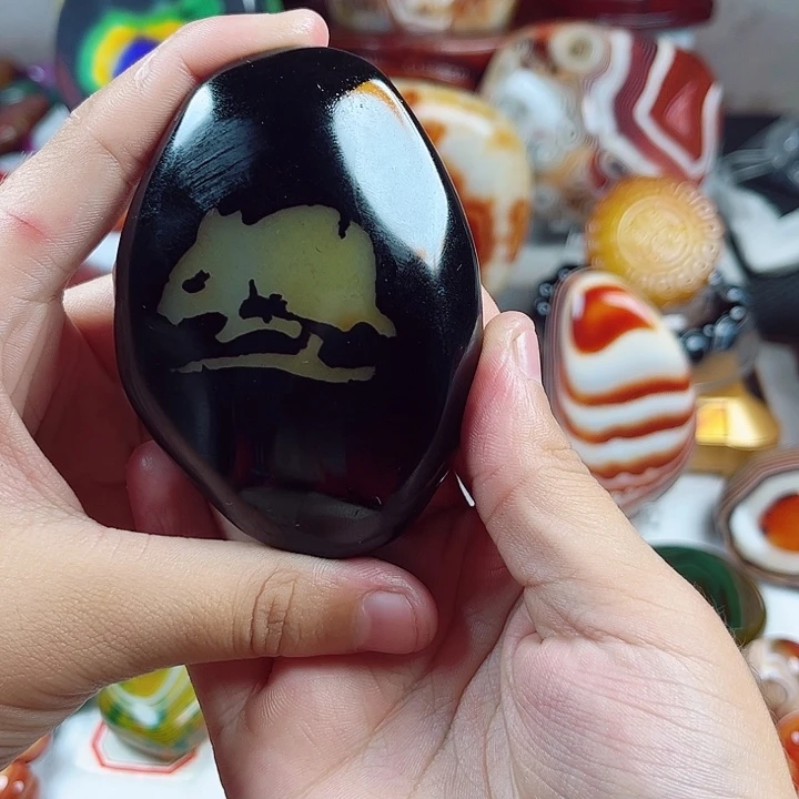 玛瑙/玉髓未镶嵌耳饰