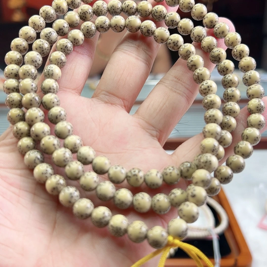 星月菩提手串8mm河豚无色差