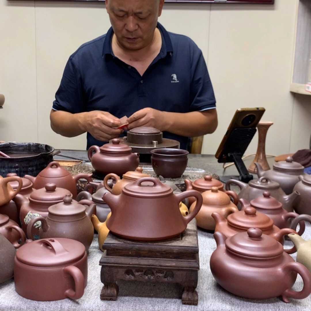 茶壶清水泥柱础180 C半手工制作