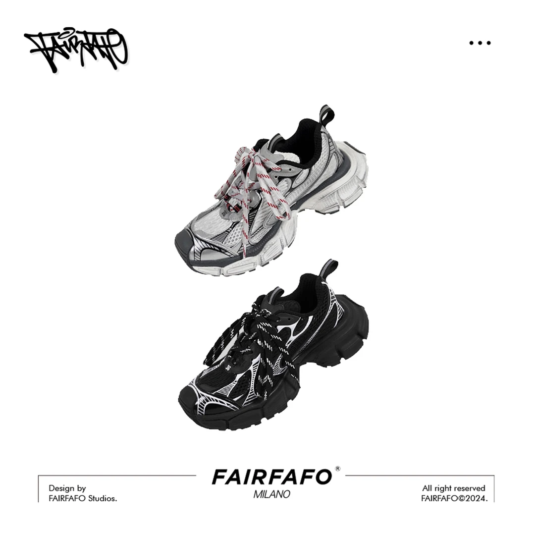 林肉肉热力【拼色厚底老爹鞋】22XZ705热力感穿搭时尚百搭