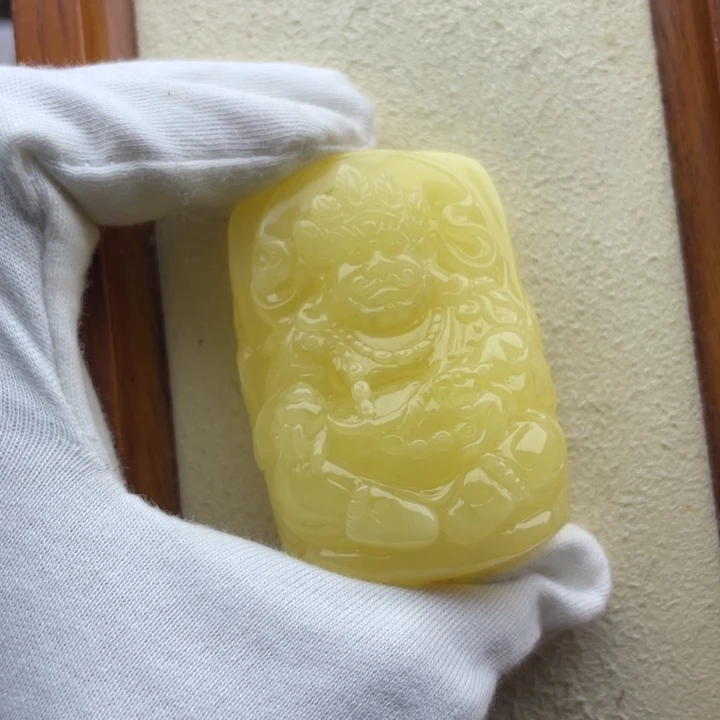 琥珀未镶嵌颈饰天然琥珀蜜蜡