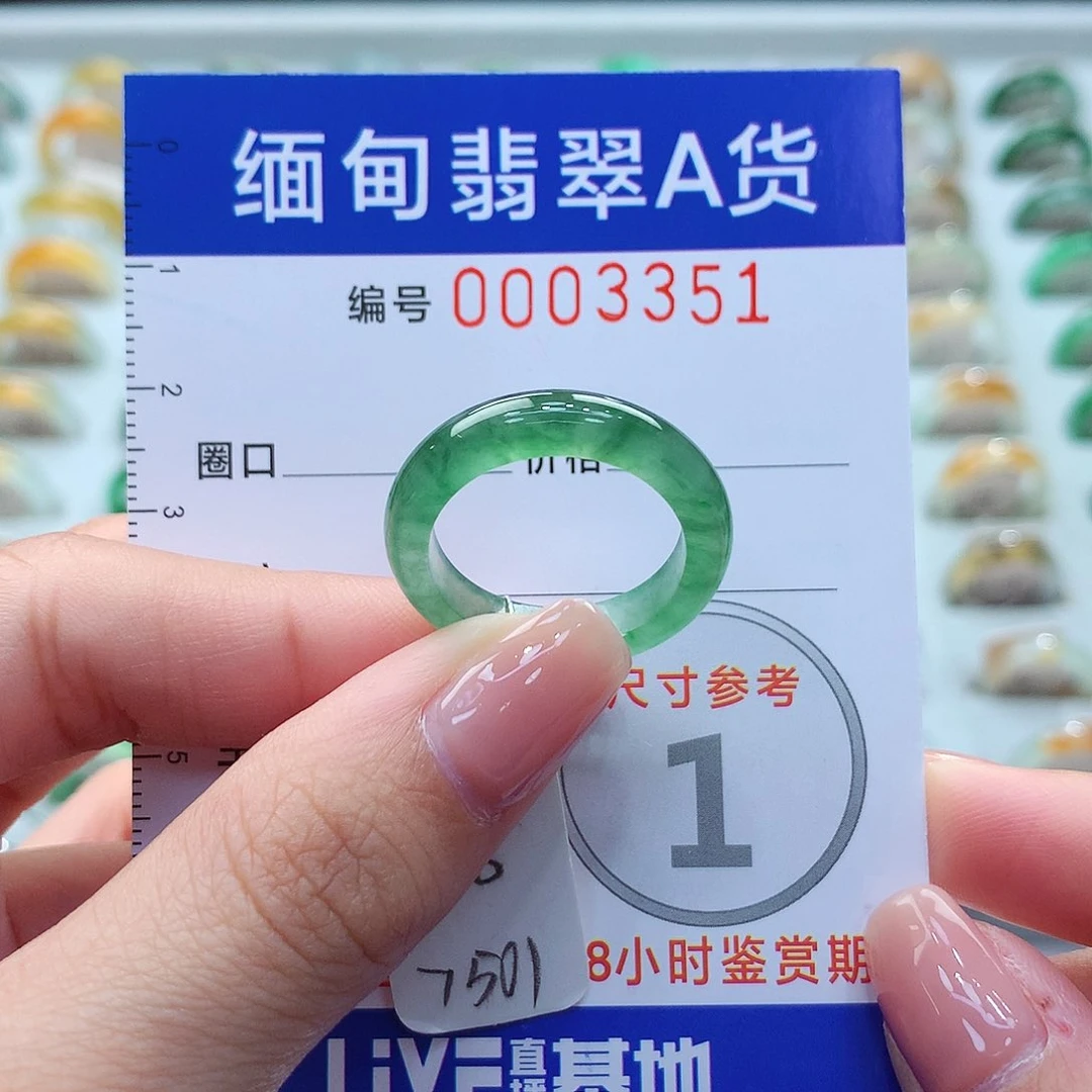 未镶嵌戒指翡翠16号