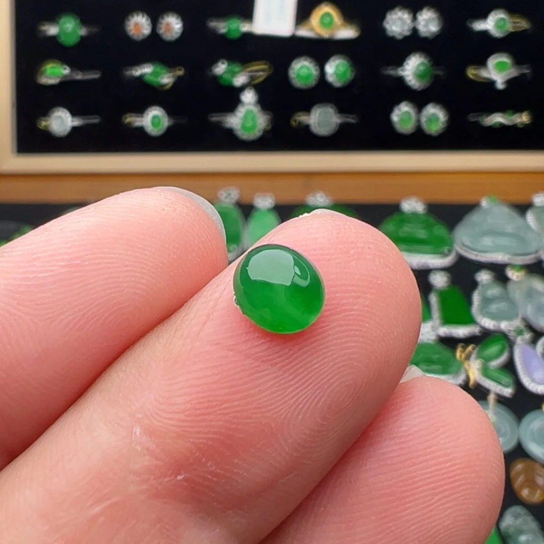 ****-翡翠未镶嵌颈饰蛋面6.6