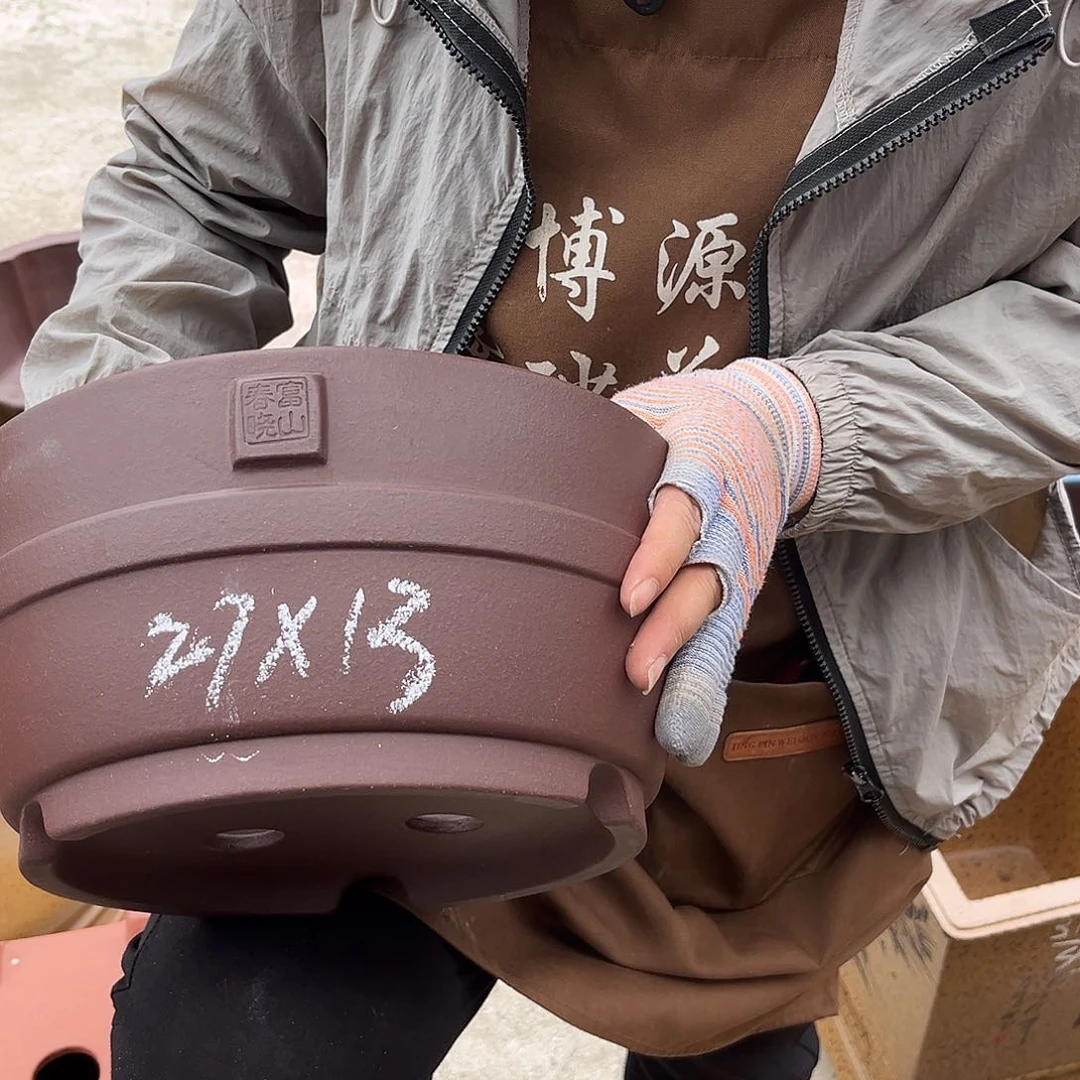 紫砂花盆盆景艺术