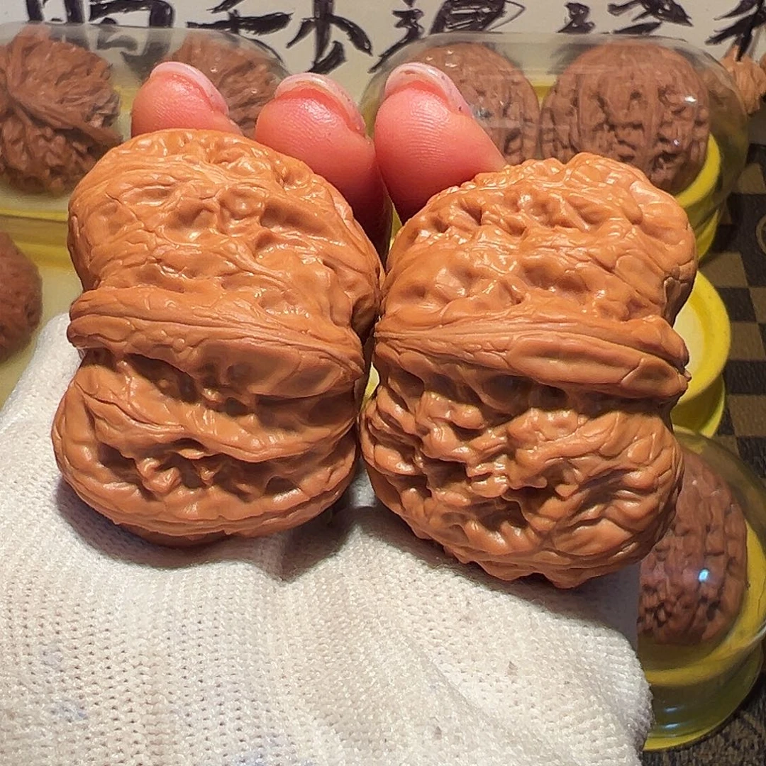 灰***灰吊坠文玩核桃44全品元宝