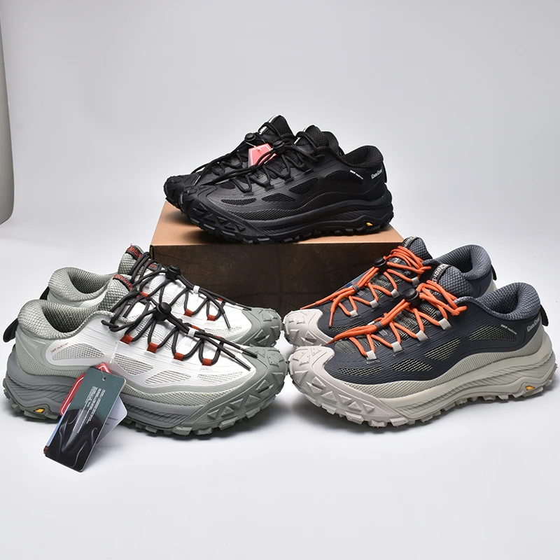 北美订单洛克和夏季男鞋 户外徒步鞋宽楦透气舒适男士越野跑步鞋