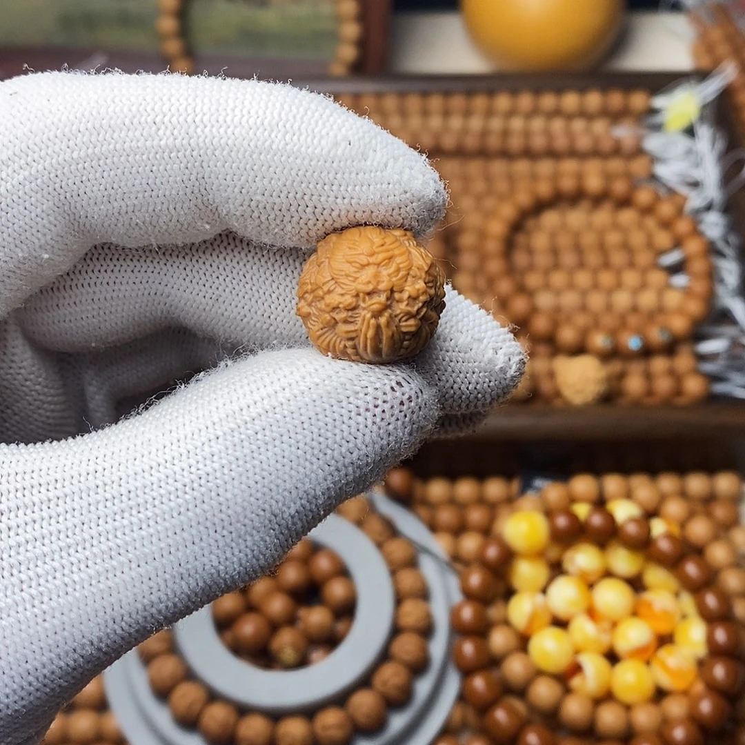 猴头核桃吊坠单颗