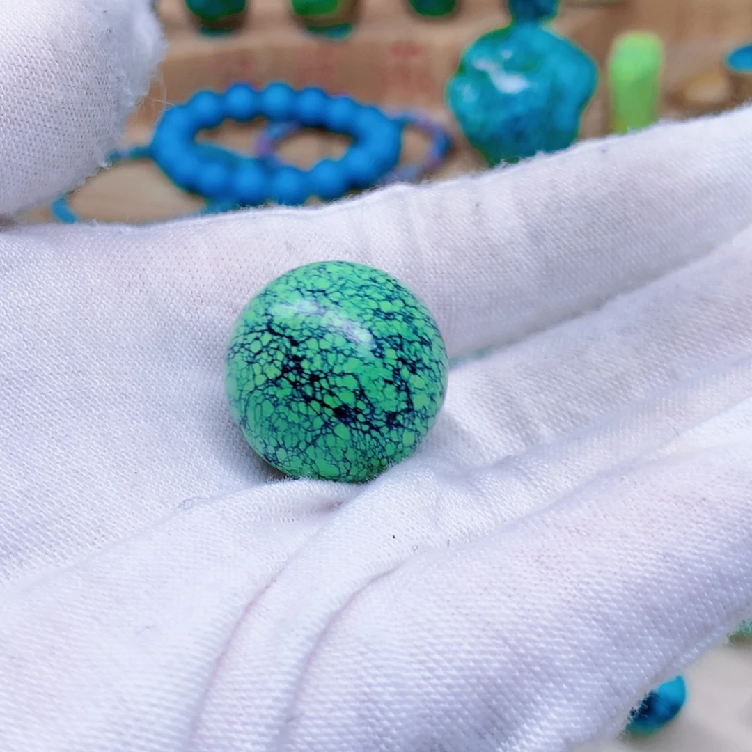 绿松石未镶嵌三彩随行