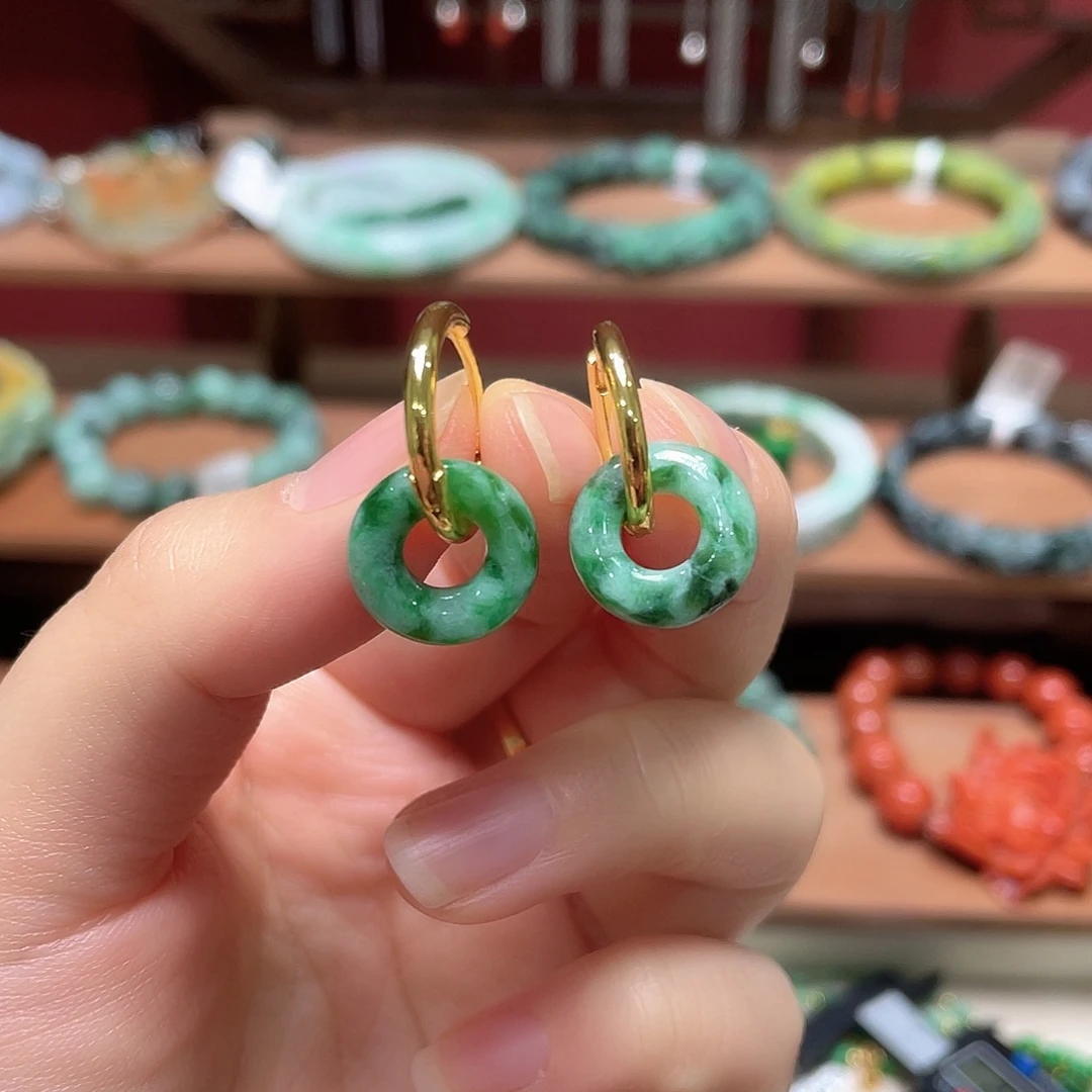 翡翠未镶嵌手链饰品