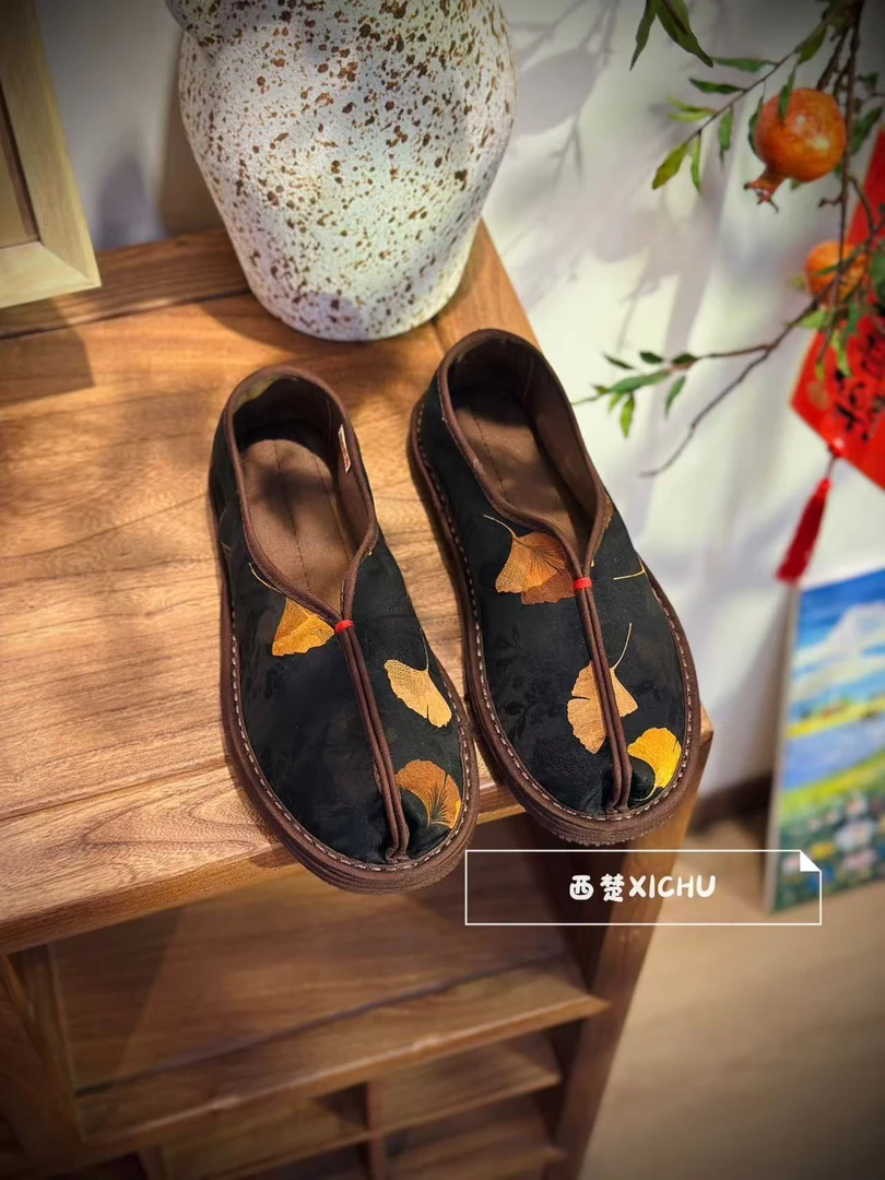 2025春上新【叶叶暴富】香云新中式时尚百搭软底中国风国潮布鞋