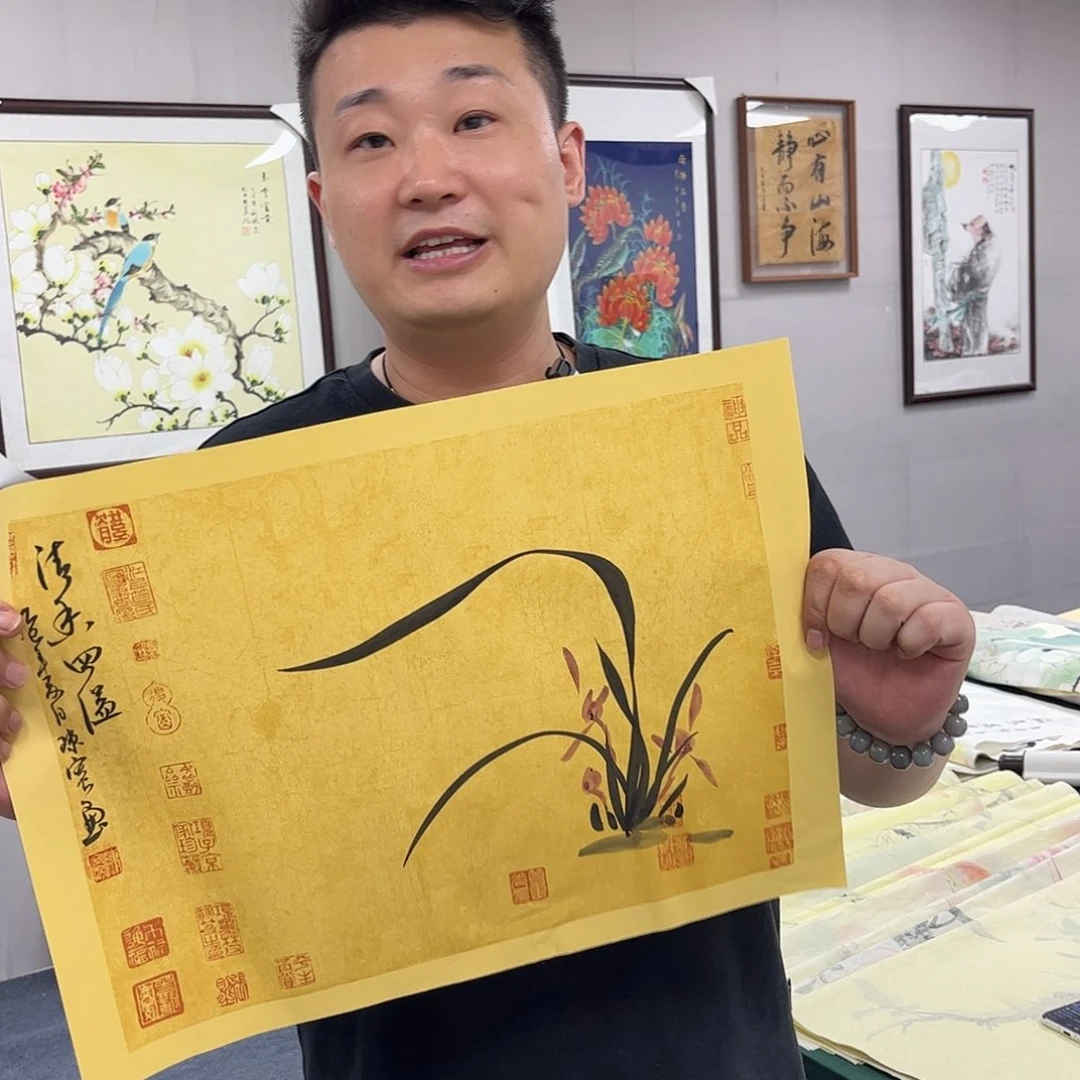 国画国画作品宣纸纯手绘