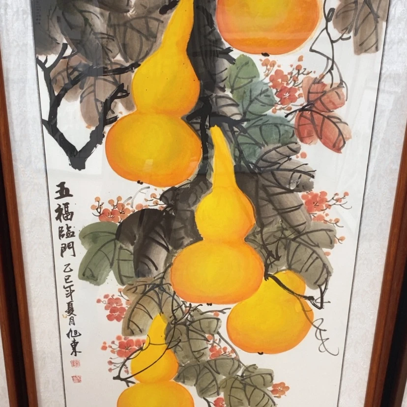 【闪购商品】国画手绘国画带框118.60