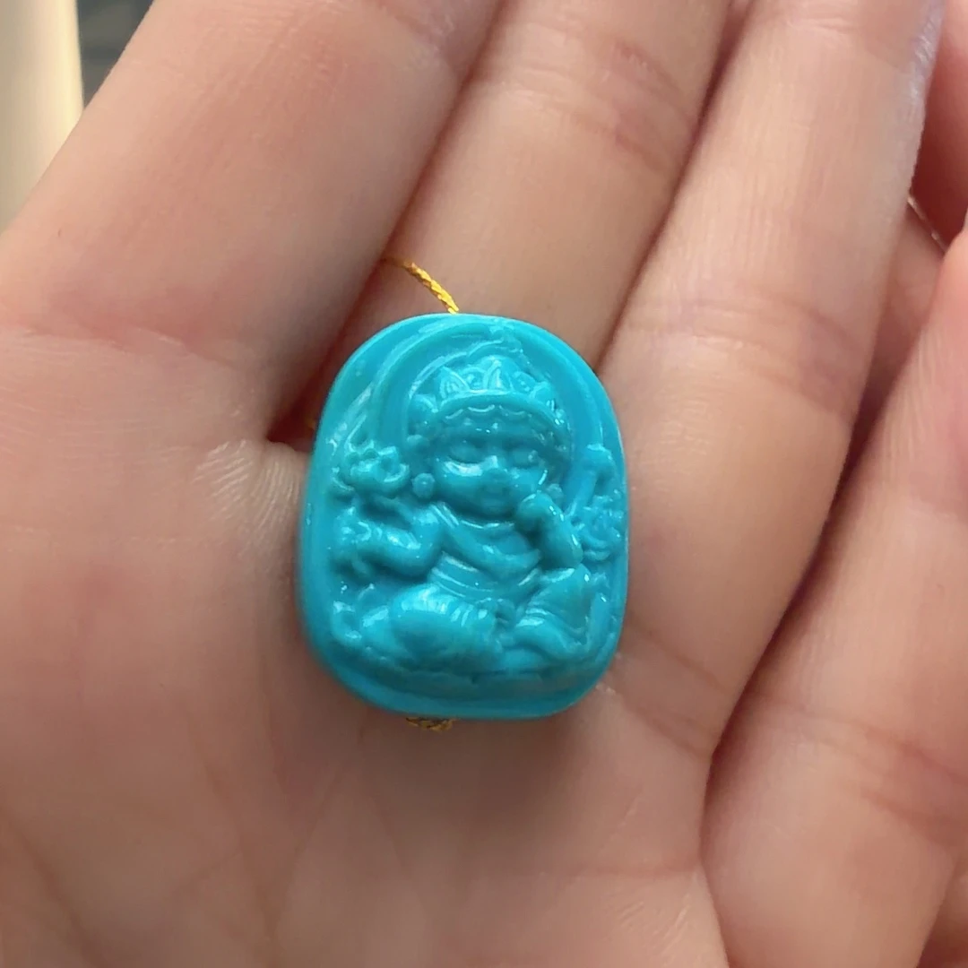 绿松石未镶嵌颈饰