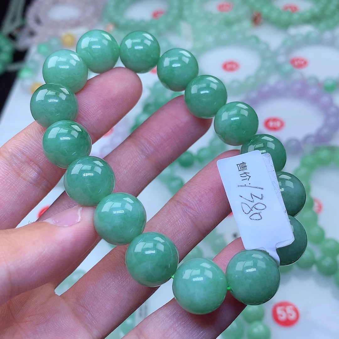 翡翠未镶嵌毛衣链