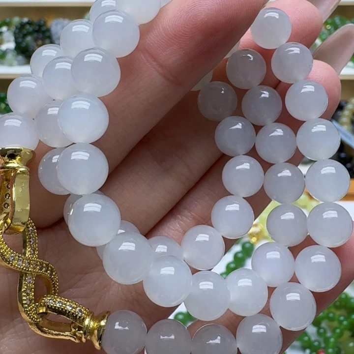 和田玉未镶嵌手链