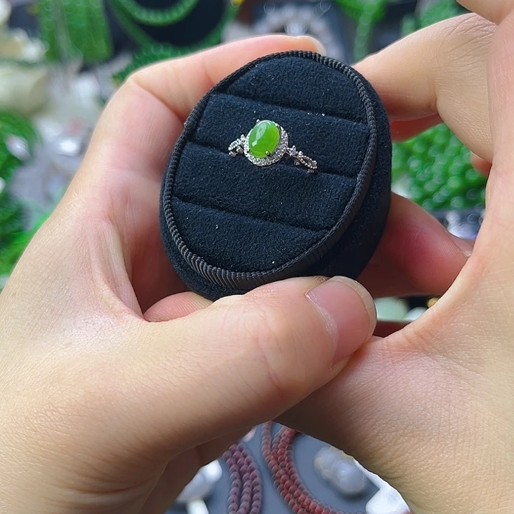 和田玉银S925镶嵌颈饰