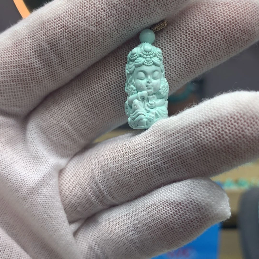 绿松石挂件未镶嵌