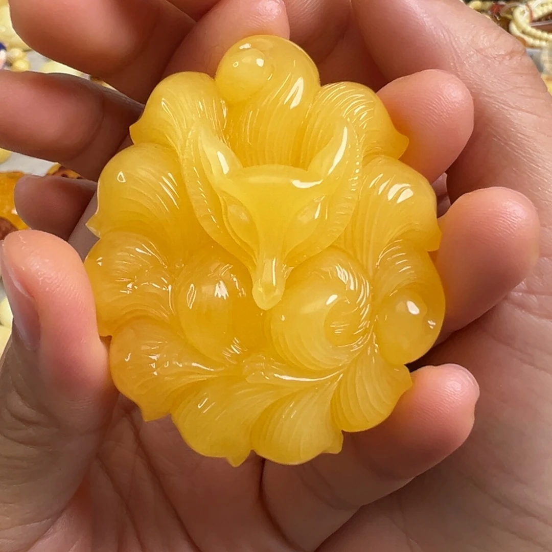 招***猫裸石蜜蜡未镶嵌蜜蜡