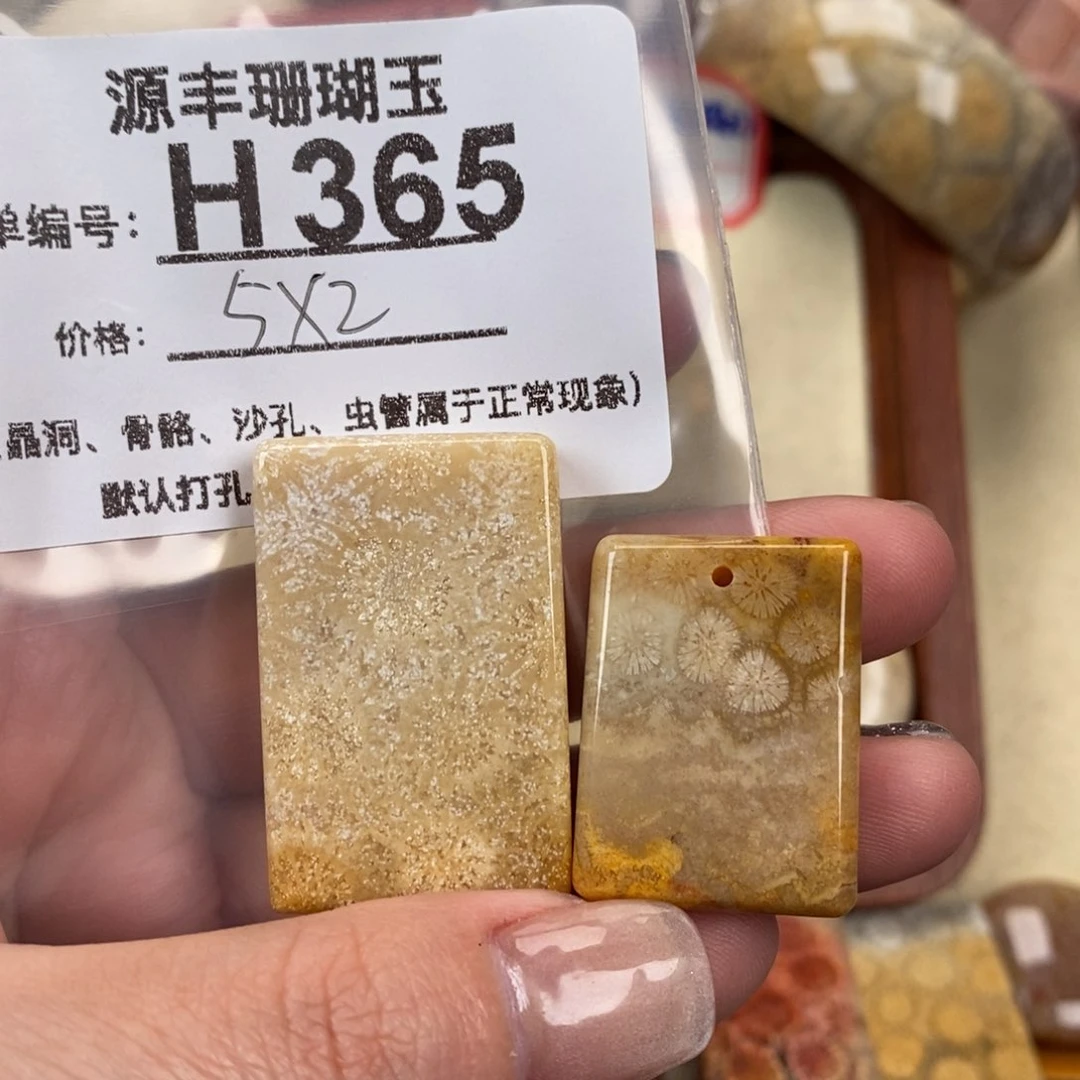 硅化玉颈饰未镶嵌沃*