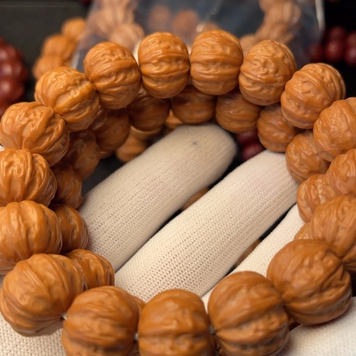 云***舟手串猴头核桃京八棱