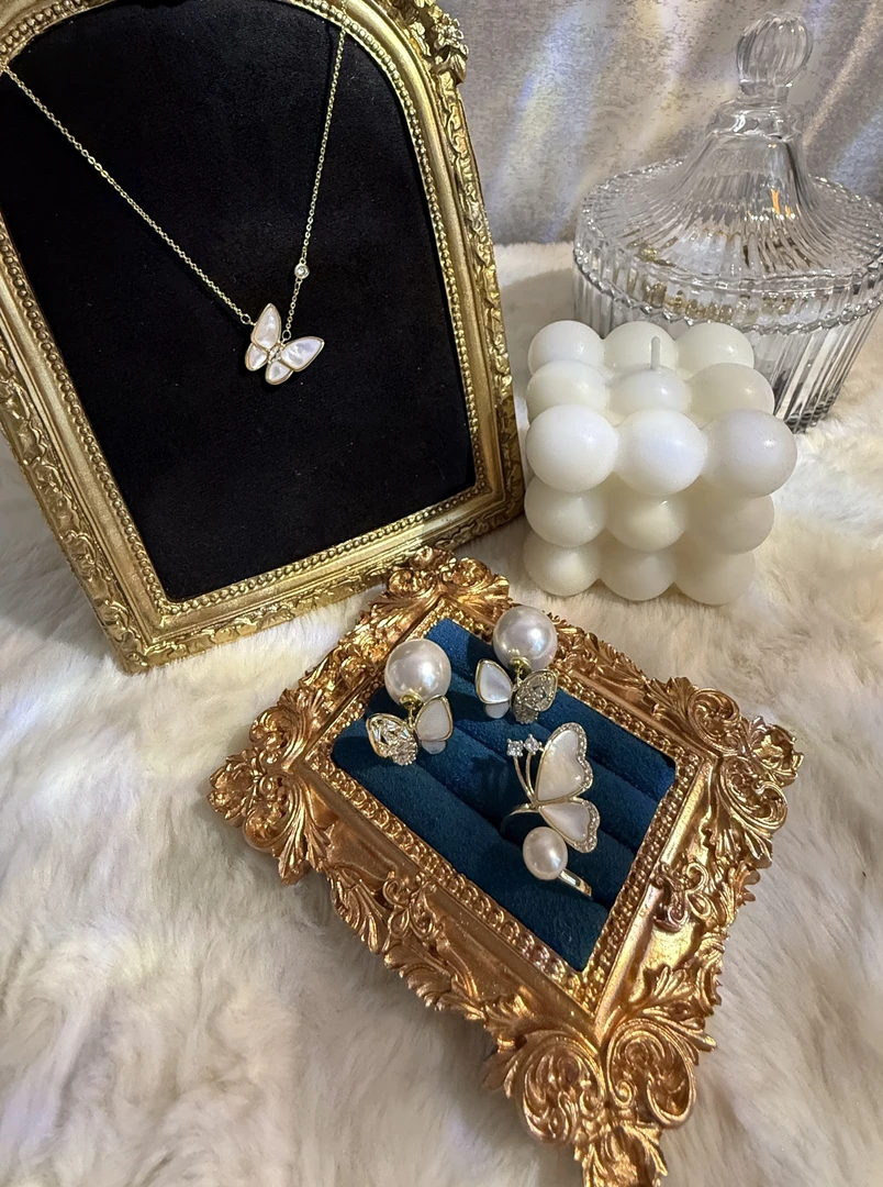 铜合金项链 轻奢气质蝴蝶锁骨链