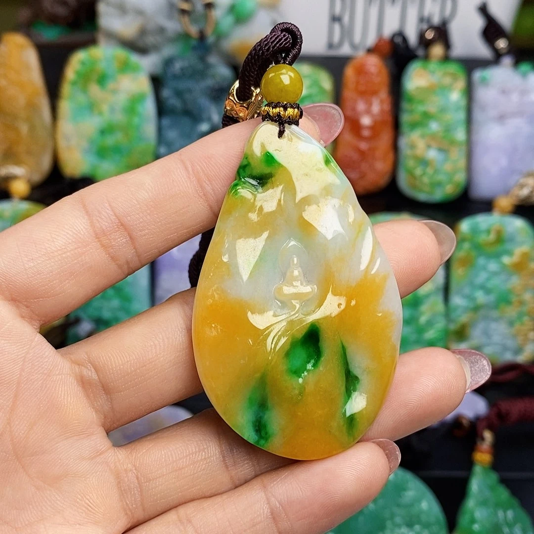 定制翡翠未镶嵌翡翠A货一物一证放漏价