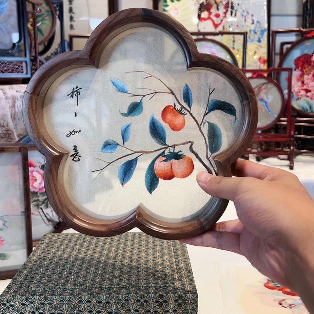 织绣苏绣摆台手工精工