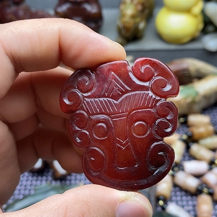 未镶嵌蛇纹石玉颈饰