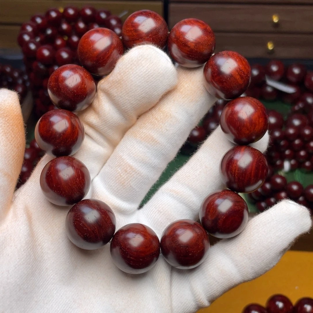 机***猫手串/手链小叶紫檀原汁原味1.8