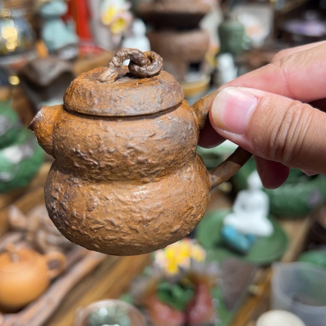 复古风格老陶泥系列茶盘茶具摆件