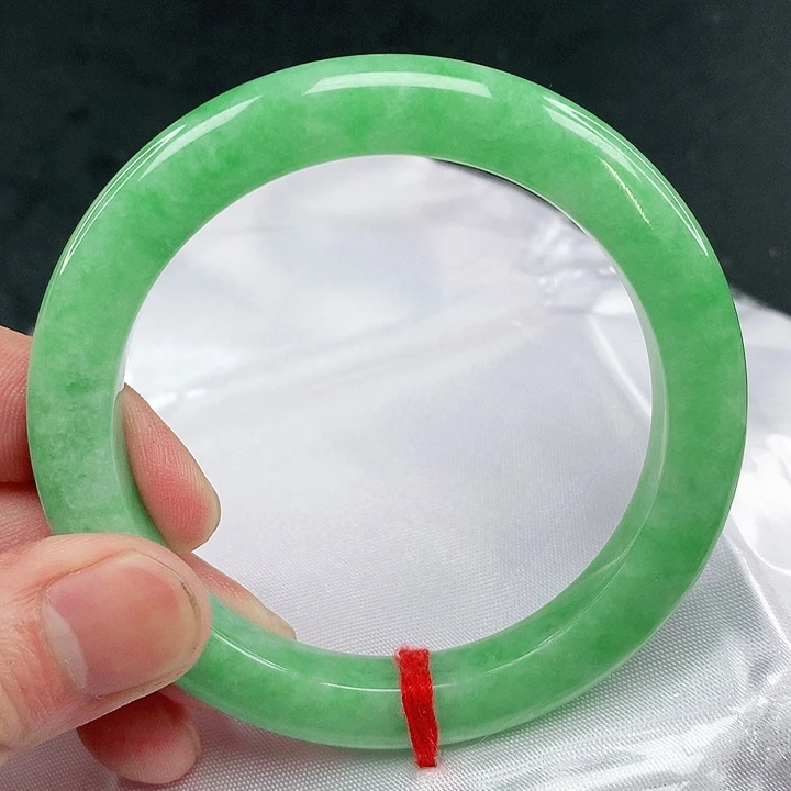 翡翠手镯未镶嵌圈57.3。1509