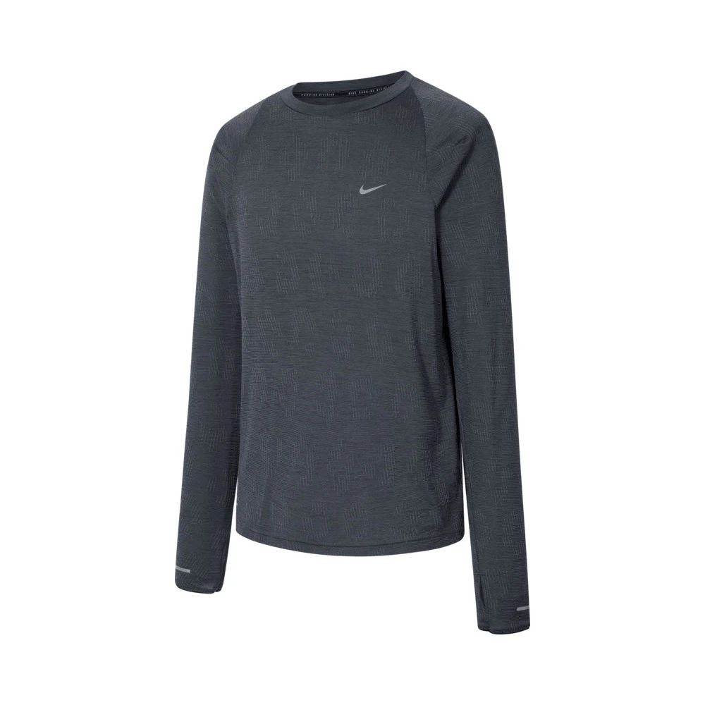 NIKE耐克2024男子AS M NK TFADV RUN LS TOP无领长T恤FZ1126-010