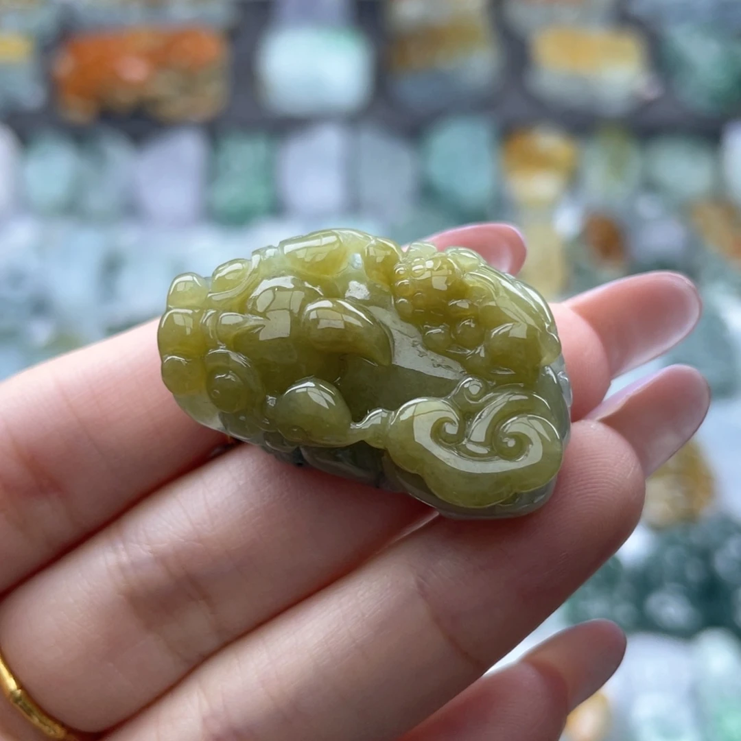 颈饰未镶嵌翡翠貔貅23