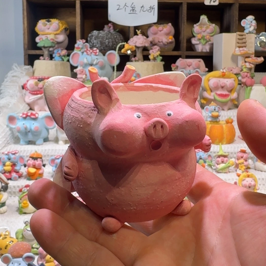 厂家直销手工花盆微瑕