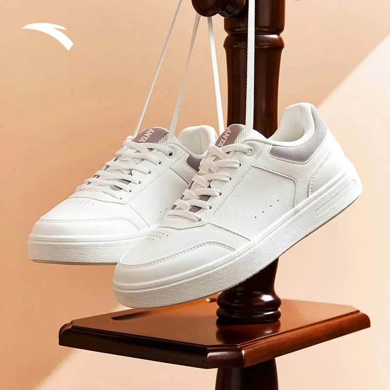 安踏轻风男女板鞋秋冬款新款经典百搭潮流休闲低帮软底百搭休闲鞋