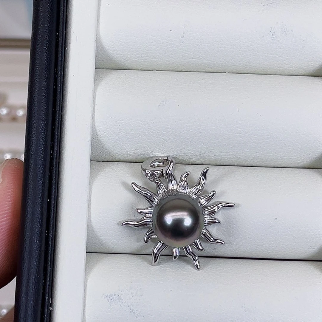 银S925镶嵌颈饰海水珍珠