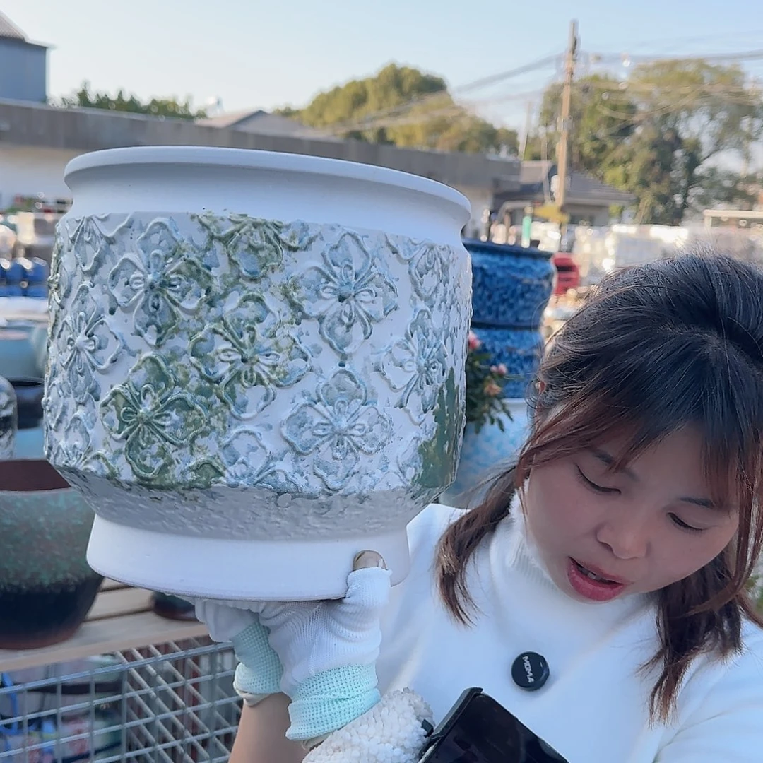 王嫂花盆1130-107高26口26