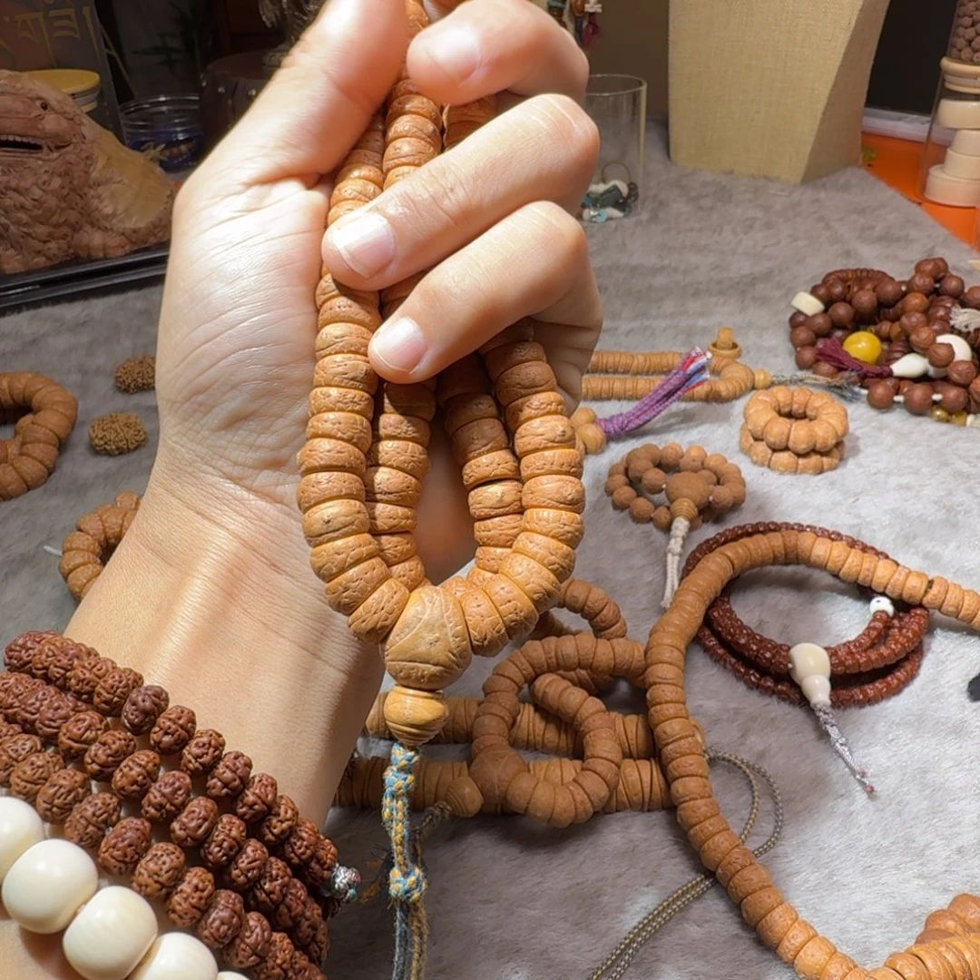 吊坠凤眼菩提108藏式薄切