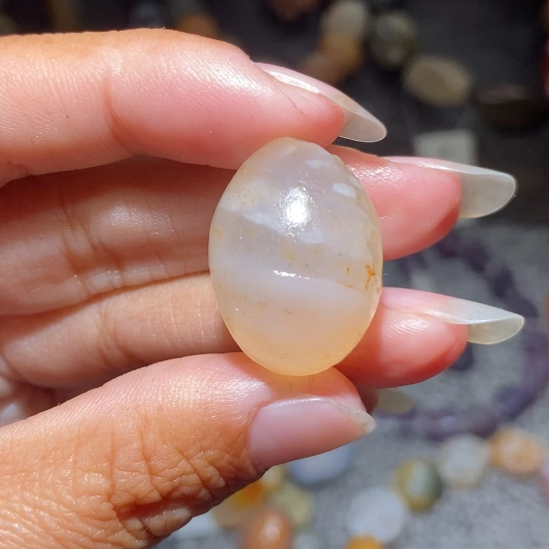 未镶嵌玛瑙/玉髓珠宝半成品