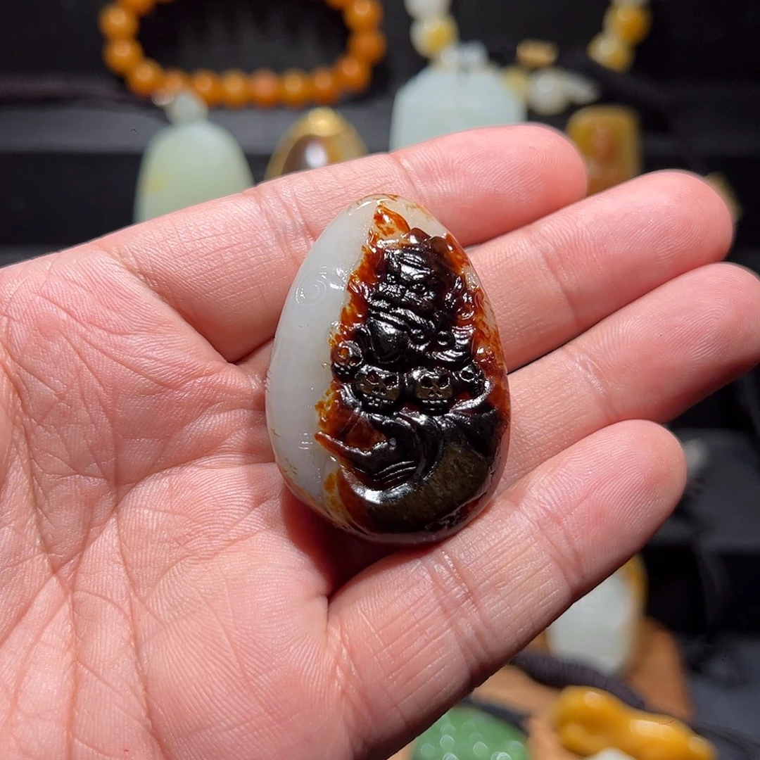 颈饰未镶嵌和田玉健***C